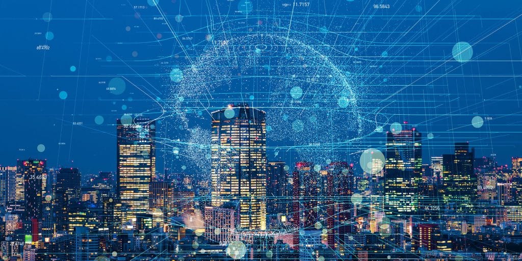 Esta es una fotografía de una ciudad relacionada con Soluciones de audio y video para ciudades más seguras