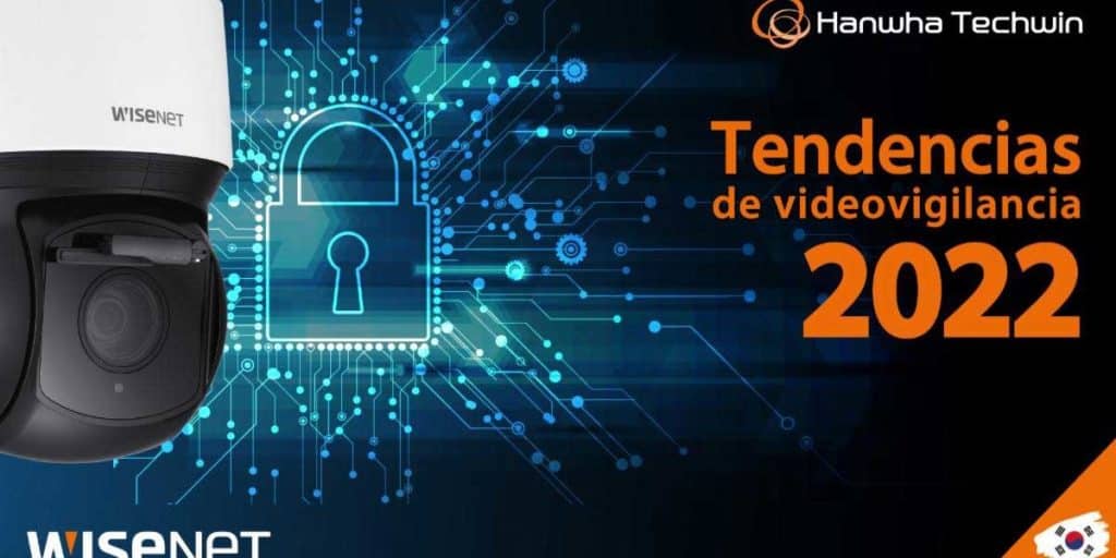 Esta es una fotografía de un candado y una cámara de seguridad relacionada con Top 5 tendencias en videovigilancia.