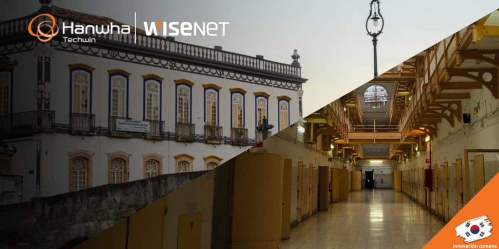 Esta es una fotografía de un centro penitenciario para ilustrar cómo funciona la videovigilancia con Al interior y exterior.