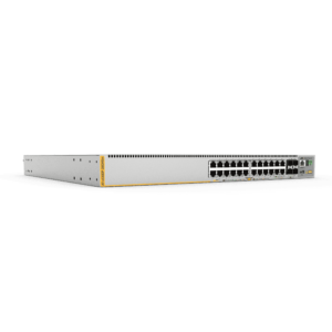 20 x Gigabit Ethernet 4 x 1/2,5/5 Gigabit Ethernet *dos fuentes de alimentación intercambiables en caliente PoE++ 1480 W, no incluidas