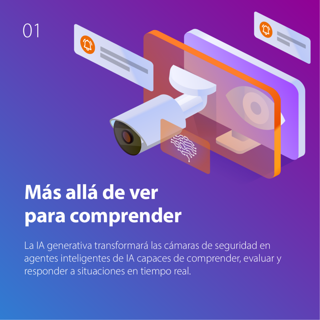 Esta es una imagen de la IA en videovigilancia relacionada con la entrada Tendencias videovigilancia 2025