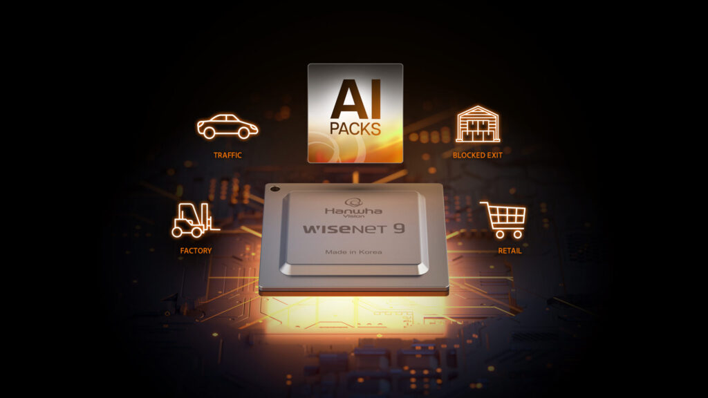 Imágen 1 blog wisentet9 +Wisenet 9 es compatible con los paquetes de inteligencia artificial (Tráfico, Retail, Industria, etc.), diseñados para proporcionar información práctica específica de varios sectores.